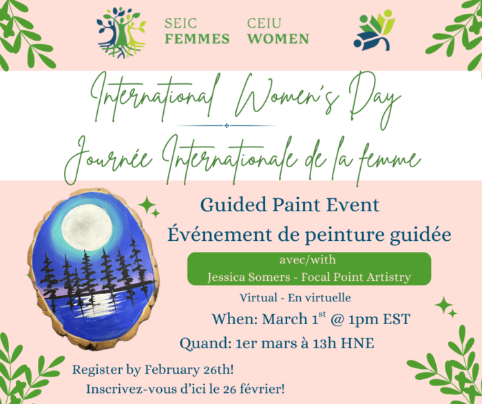 Register now: International Women’s Day guided paint event, March 1 Thumbnail