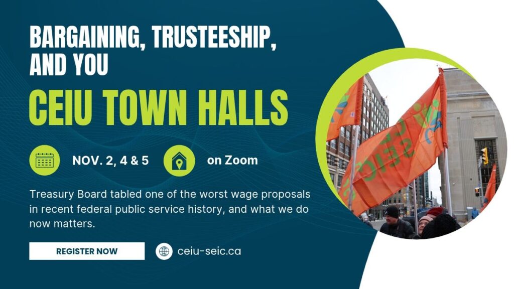 Register now: CEIU National Town Halls, Nov. 2, 4, 5 Thumbnail
